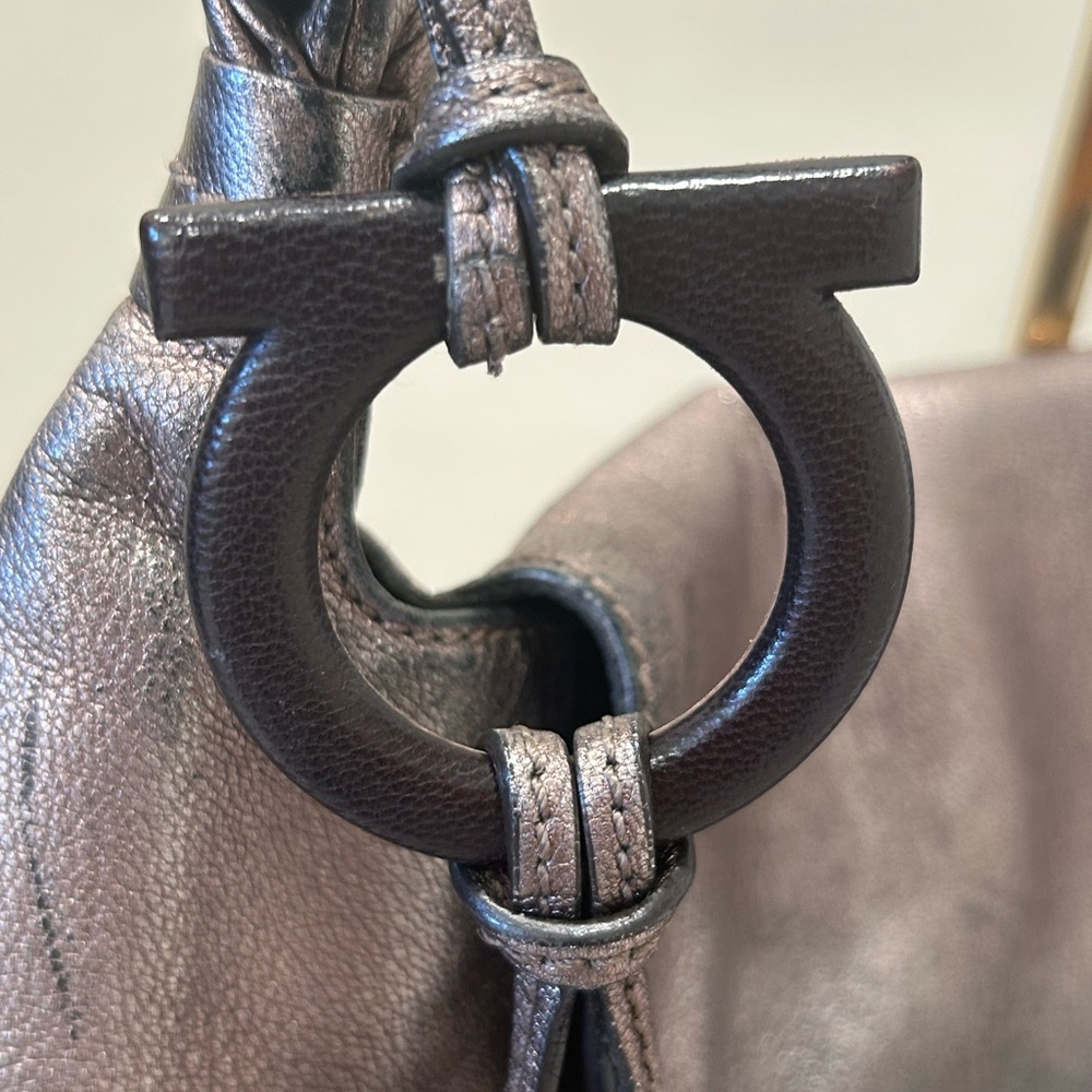 Salvatore Ferragamo leather tassel hobo - Picture 6 of 9
